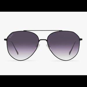 DIFF EYEWEAR - Jane matte black grey gradient sharp. Brand-new in box.
